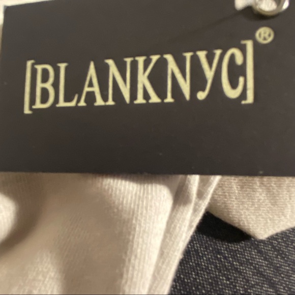 BlankNYC Grey puffy round shoulder cropped hoodie sweatshirt terry lined S NWT - Picture 4 of 5